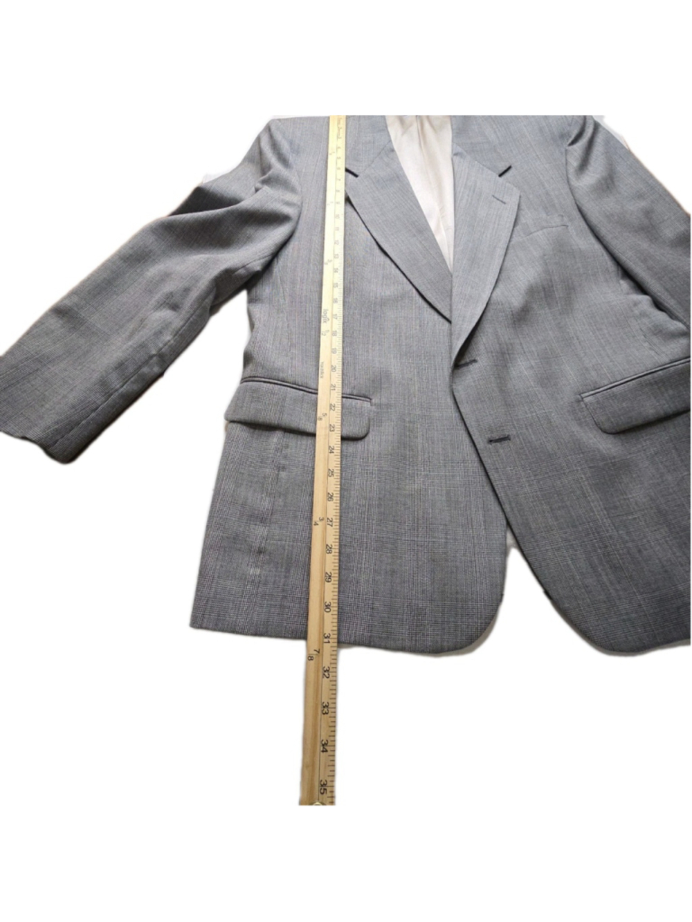 Gordon Thomas Collectibles Blazer Mens 42R Gray Worsted Wool Sport Coat USA - Picture 7 of 12